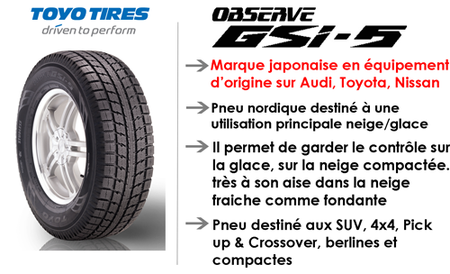 205/70R16 97Q TOYO OBSERVE GSi5    